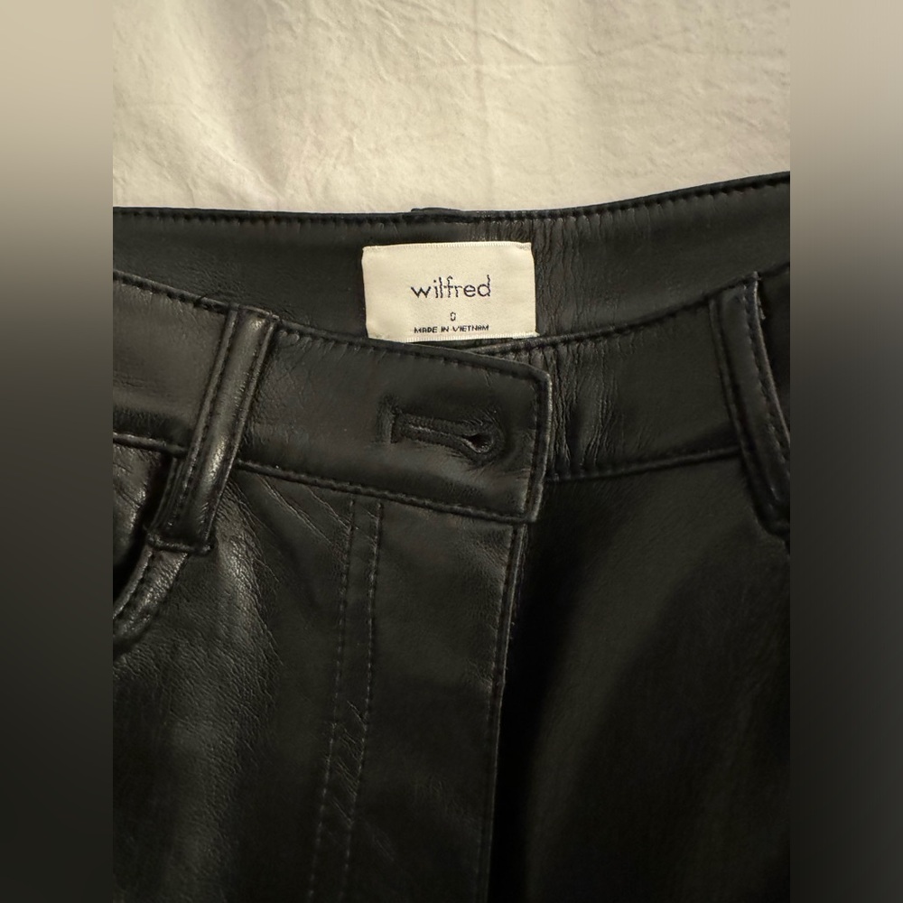 Aritzia Melina Leather Pants